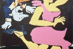 Howell-Stop-Kicking-Dear-1993-acrylic-on-canvas-96-x-60-