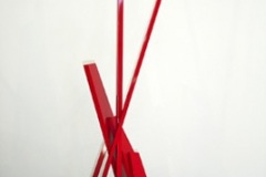 Henry-Red-Meridian-2004-aluminum-painted-red-27-x-12-x-10-in